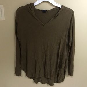 Long Sleeved Hooded Top